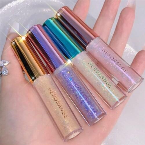 1PC Shimmer and Shiny Liquid Eyeshadow Metallic Diamond Liquid Eye Liner Eyeshadow Long-lasting Shimmer Pigmented Sequins Gel