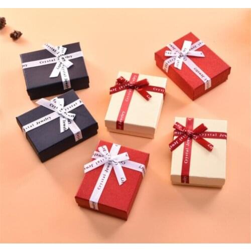 10Pcs/Lot Gift Box Jewelry Watches Display Storage Box Gifts Christmas Earrings Birthday Wedding Packaging Present Boxes Solid