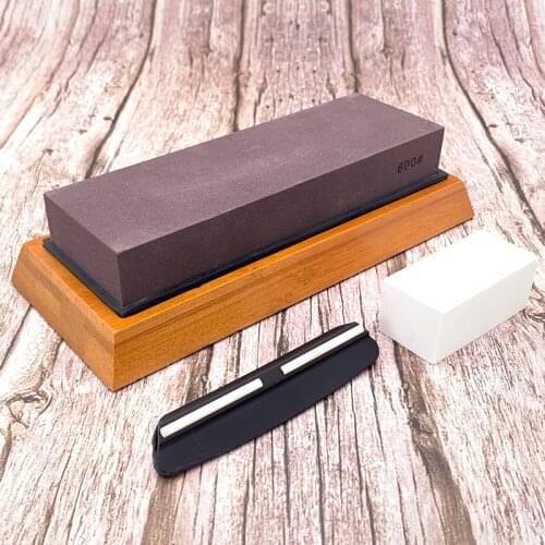 4 pcs 30mm Thicken sharpening stone knife sharpener base Angle guide Correction Stone set good quality grinding water whetstone