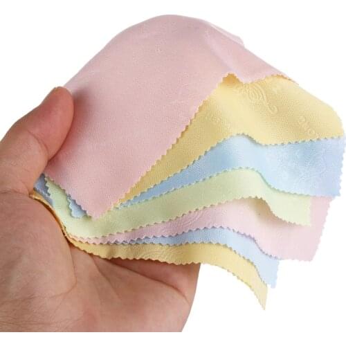 5PCS/Lot Microfiber Cleaner Phone Screen Camera Eyeglasses Cleaning Cloths Color Random Screen Wipe Household Cleaning Tool