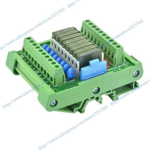 8 bit Pa1a 24V 5A relay Module driver board output amplifier board PLC board relay 24V 5A NPN module