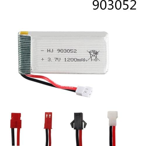 3.7V 1200mAh 30C Lipo Battery for Syma X5SW X5SC X5S X5SC-1 X5HW X5UW M18 H5P RC Quadcopter 3.7V 1200mAh 903052 battery