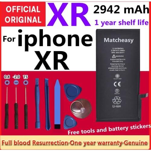 Battery for IPhone 6 6S 7 8 Plus 5S 5 5C X SE XR XS MAX 6Plus 7Plus 8Plus 4 4S Mobile Phone Bateria Replacement Free Tools