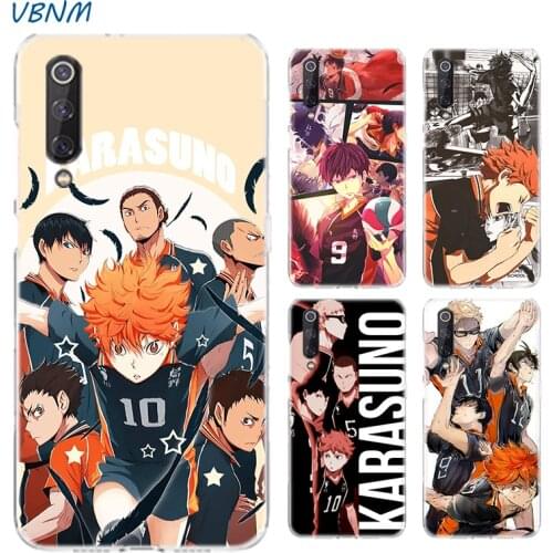 Haikyuu Anime Volleyball Heart TPU Silicone Shell Case For Xiaomi Note 10 9 8 lite A3 5X 6X CC9 CC9E 9SE 8SE 9T F1 Bags Cover