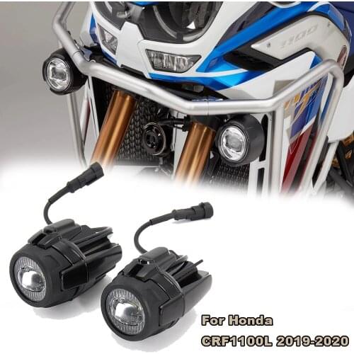 For Honda CRF1100L CRF 1100L CRF1100 L Fog Lights Motorcycle Accessories Africa Twin LED Auxiliary Fog Light Driving Lamp