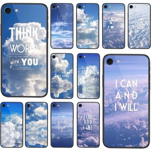 For Redmi K40 9C Nfc 9A 8A 7A K30S K30 Pro Plus 5G I Can And I Will Positive Motivation For Mens Black Cell Cover 3D Shell