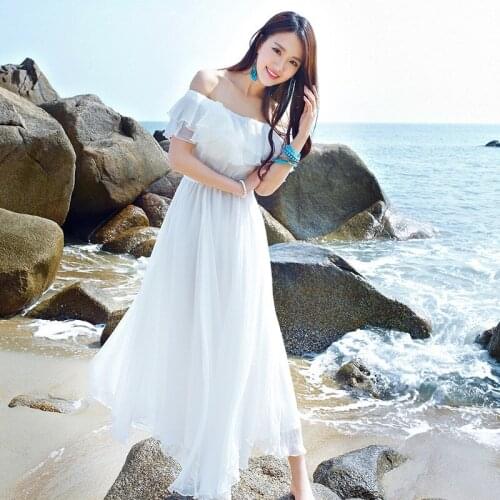Белые летние платья Dpingnm China At AliExpress