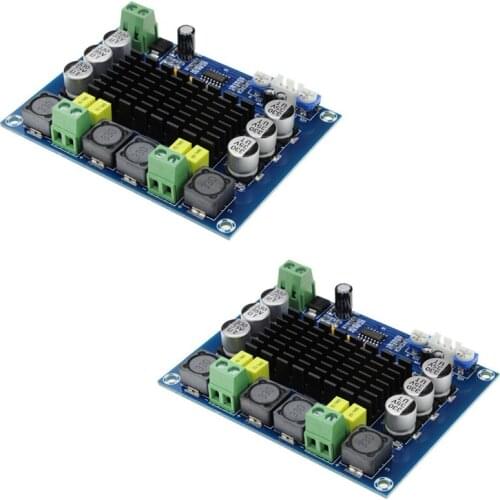 TPA3116D2 Dual-Channel Stereo High Power Digital Audio Power Amplifier Board 2X120W XH-M543, 2 Pack