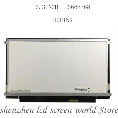 13.3'' Laptop led lcd matrix screen B133xw01 v.2 B133XW03 LTN133AT18 LT133EE09300 LP133WH2 TLA4 B133XW01 V2 LP133WH2 TLM1