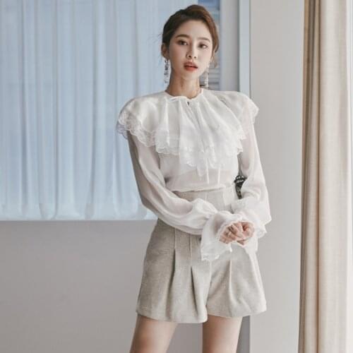 MingJieBiHuo Women's Transparent Shirts
