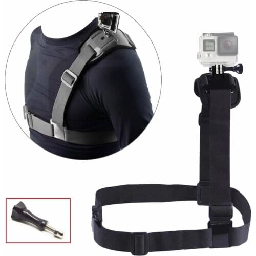 Chest Shoulder Mount Strap for Gopro Hero 6 5 4 Accessories Xiaomi Yi 4K Mount Belt Harness For Go pro SJCAM Action Camera