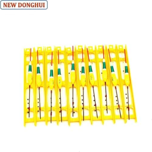 Newdonghui Fishing Float Set 5pcs/10pcs/30pcs/pack Winder Float Ready-Made Rig Fishing Accessory Tackle 0.8G TP24055