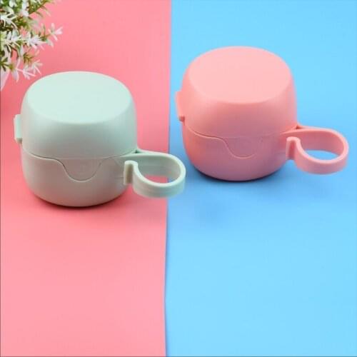 Portable Pacifier Box Soother Container Plastic Holder Travel Dust Cover Teether Storage Case