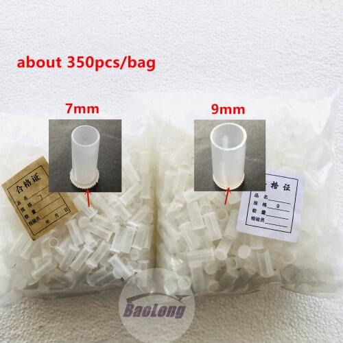 Diesel common rail injector nozzle dust cap 350pcs, inner diameter 7mm and 9mm injector nozzle protection cover