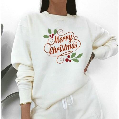 Merry Christmas Warm Hoodies For Women Winter Sweatshirt Best Friends Pullover 2020 Fashion Runners Casual American Apparel