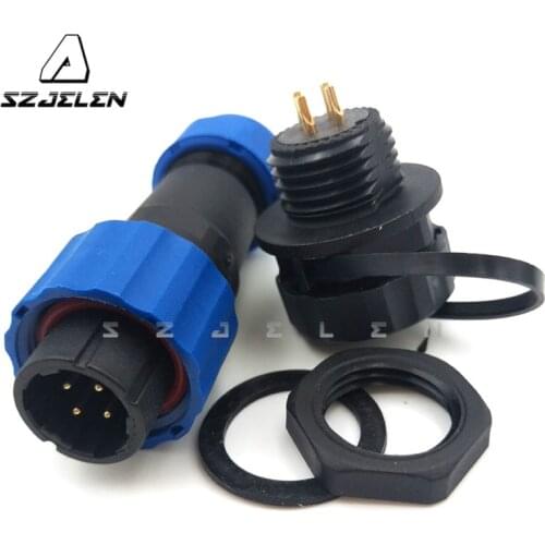 SD16TP-ZM ,Outdoor waterproof connector connector 4 pin plugs and socket, Plastic Circular Waterproof Connector