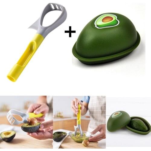 Avocado Slicer Cutter Fresh Keeper Storage Apple Shea Corer Separator Peeler Fruit Splitter Kitchen Gadgets Accessories