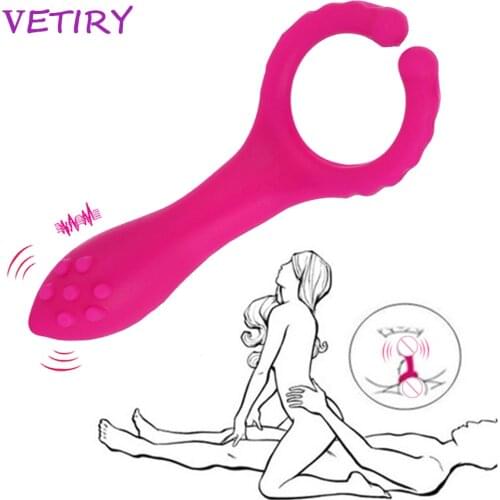 Penis Vibration Clip Vibrator Adults Sex Toys For Women Men Couple Dildo Nipple Massage Masturbation Vagina Clitoris Stimulation