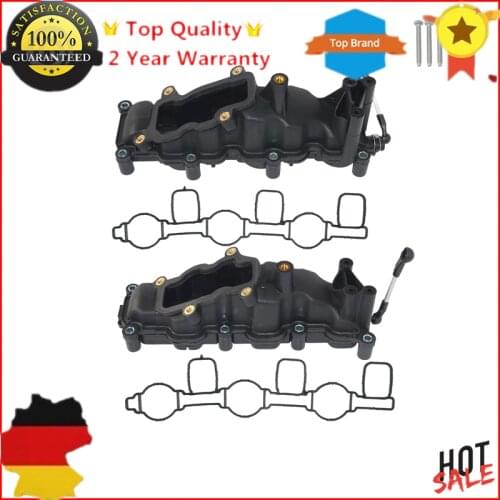 AP01 New 2 Intake Manifold Left Right For Audi Q7 A4 A6 VW TOUAREG PHAETON PORSCHE 2.7 3.0 TDI