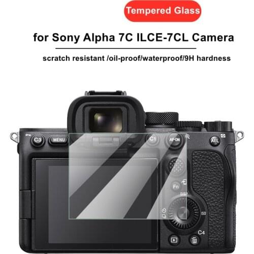 A7c Tempered Glass Protector Guard Cover for Sony Alpha 7C ILCE-7CL A7C A7CL Camera LCD Screen Protective Film Protection