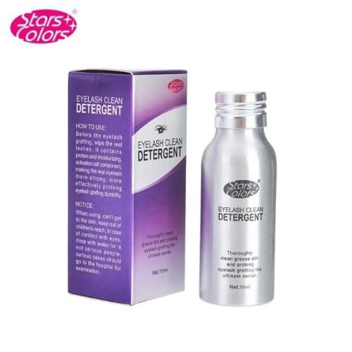 Stars Colors Plant grafting eyelash fluid without stimulation reinforcement planting false eyelash cleanser disinfection