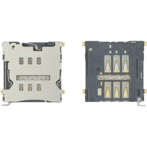 50PCS/lot, brand new SIM card reader connector socket contact for Google nexus 5 LG D820 D821