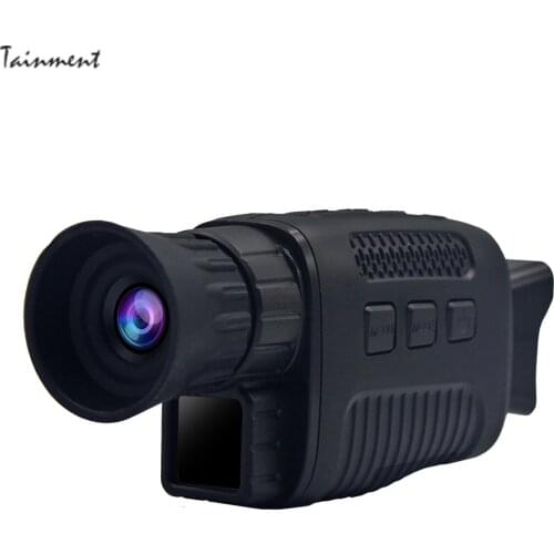 Digital Night Vision Monoculars IR Night Vision Goggles Infrared Digital Camera with 1.5”TFT LCD,3W,5X Digital Zoom 850nm IR