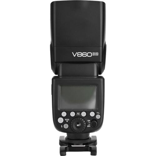 Godox V860II-N i-TTL Speedlite 1/8000S HSS Master Slave GN60 With 2.4G Wireless X System And Li-ion Battery For Nikon Camera