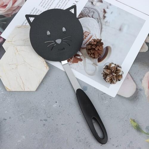 Hot sale 1Pc Cat Frying Spatula Non Stick Omelette Shovel Fried Fish Turner Kitchen Tools