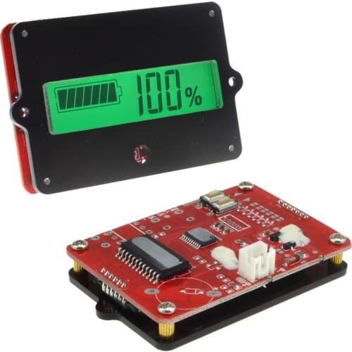 Indicator Battery Capacity Digital LED Tester Voltmeter For 24V Acid Lead Batteries Free Shipping 12000732