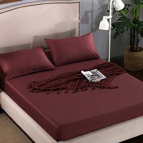 3PCS Bed Sheet Set Fitted Sheet with Pillow Case Bedding Mattress Cover Brushed Microfiber Ultra Soft Hypoallergenic Breathable