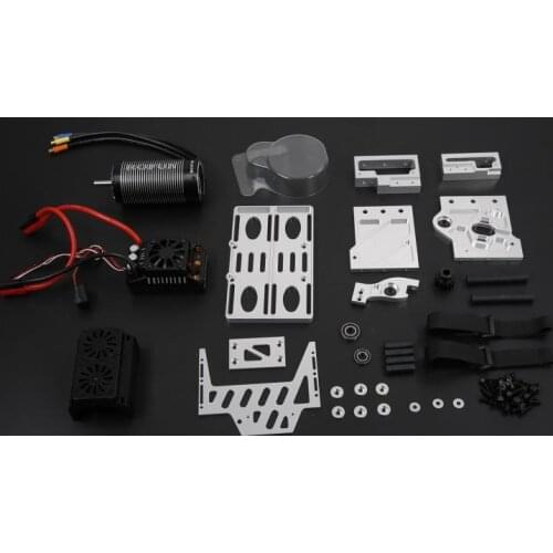 Motor ESC Mounting bracket set Electric drive conversion kit for 1/5 FG MONSTER ROVAN ROFUN BM5
