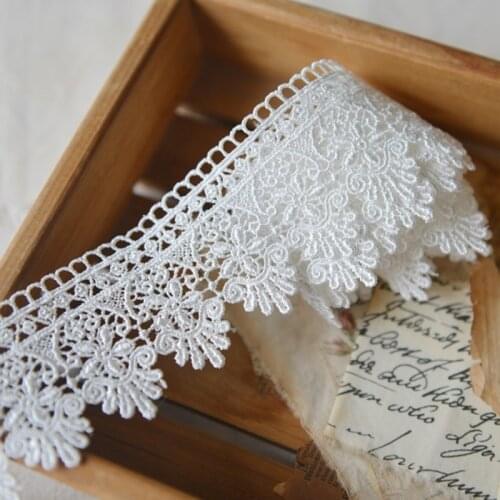 M840 Water - soluble Embroidery Lace Clothing Lace Fabric Materials Vintage Dress Lace Accessories 5.5cm Hot sale
