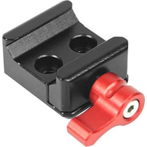 Top Deals Aluminum Alloy Microphone Adapter Plate 1/4 Screw Adapter Expansion Module for Ronin RS2 RSC2 Handheld Gimbal Stabiliz