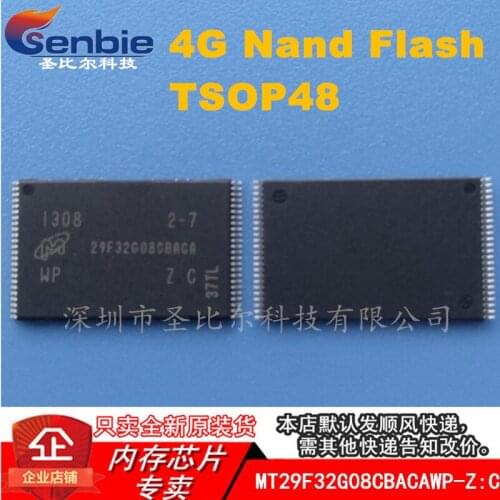 New10piece MT29F32G08CBACAWP-Z:C MT29F32G08CBACA TSOP48 Memory IC