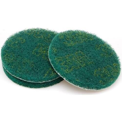 New 10pcs 5" Self-adhesive flocking cleaning cloth Flexible Non-woven pad for Stainless Steel Metals Wood Paint Plastic Polish