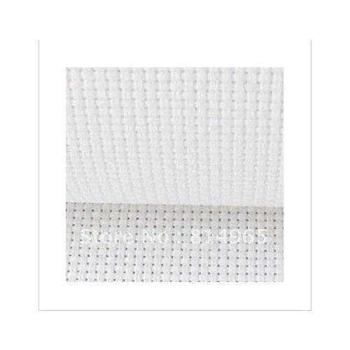 Oneroom Free Shipping 100X50cm Aida Cloth High Quality White/Red/Black 11 Count (11 CT) Cross Stitch Fabric