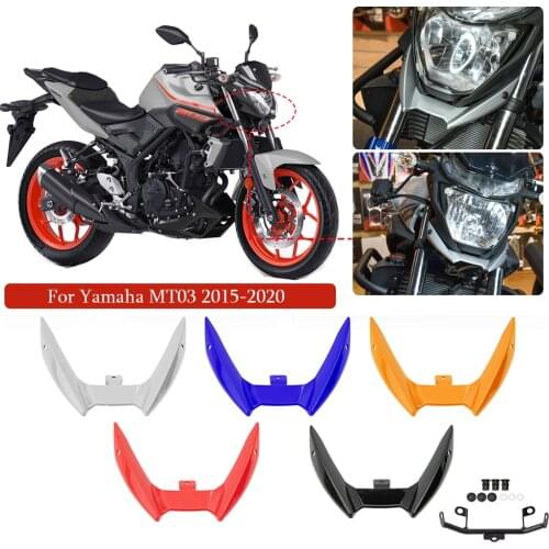 Motorcycle Front Cowl Upper Headlight Fairing Stay Bracket For Yamaha MT-03 MT 03 2015 2016 2017 2018 2019 2020 Accessories
