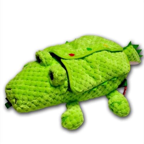Plush Animal Crocodile Bag Anti-lost Hard Bag Animal Backpack Multifunction Hight Quality Schoolbag Toy