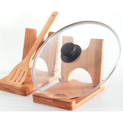 Pan Pot Cover Lid Rack Stand Spoon Holder Stove Organizer Home Storage Soup Spoon Rests Kitchen Tools