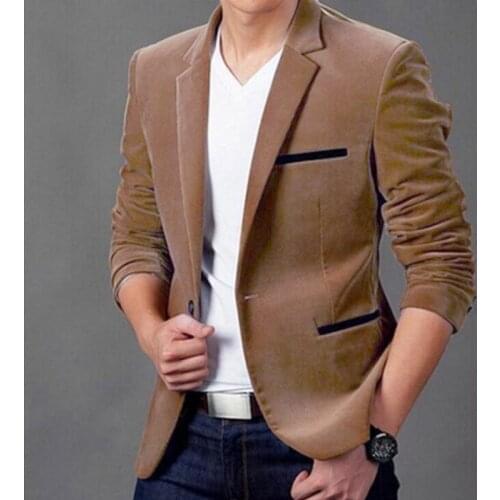 Casual Fashion Blazers Men Blazer Slim Fit Clothing Suit Basic Jackets Coats Man Blazers Coat Mens Clothing Suits Autumn Clothes