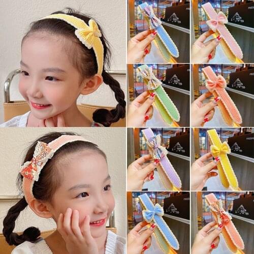 Hair Band for Girls Cute Flower Frog Hair sticker Clip Bangs fixed Seamless Magic Tape Fringe Hair Bangs Hairwear