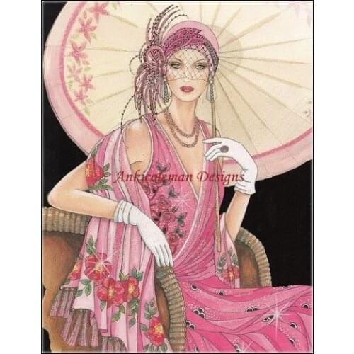 Needlework for embroidery DIY DMC High Quality - Counted Cross Stitch Kits 14 ct Oil painting - Paris Fashion