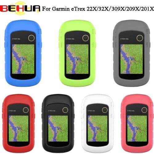 BEHUA Silicone Protective Cover GPS Bicycle Computer Protection for Garmin eTrex 10 20 20x 22x 30 30x 32x 201x 209x 309x Case