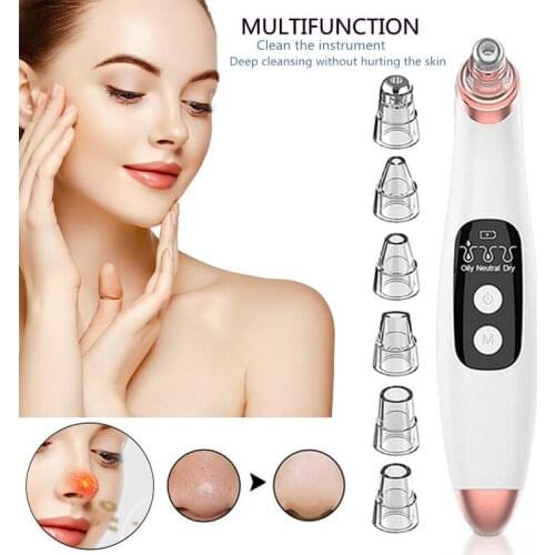 Pore ​​cleansing blackhead remover vacuum suction facial skin care face nose acne dark spot removal acne deep cleansing tool