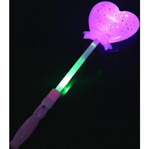Glow Stick led party love hollow Magic Wand LED Glowing led Sticks Concert Bar Flashing wands Light up toys Party Supplies decor