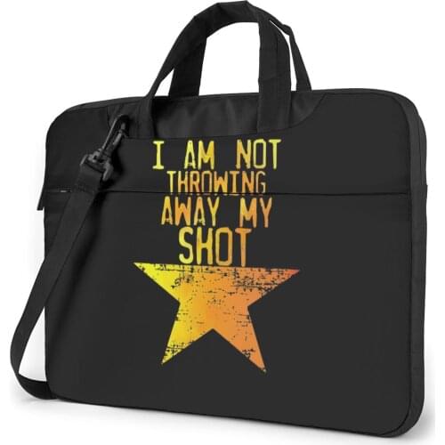 Hamilton Musical Laptop Bag Case Vintage Travelmate Computer Bag Crossbody Shockproof Laptop Pouch