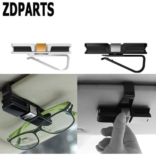 ZDPARTS Car Styling Sunglass Eyeglasses Glass Card Holder Clip For Ford Focus 2 3 Fiesta Mondeo Kuga Kia Rio Ceed Sportage 2017