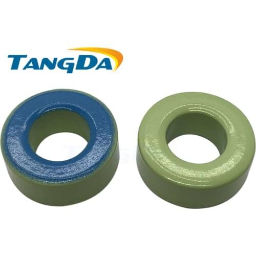 KT106-52 Iron powder cores T106-52 OD*ID*HT 27*14*11.5 mm 95nH/N2 75ue Iron dust core Ferrite Toroid Core toroidal green blue AG