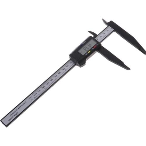 200MM 8 Inch LCD Digital Vernier Caliper Electronic Carbon Fiber Gauge Micrometer
